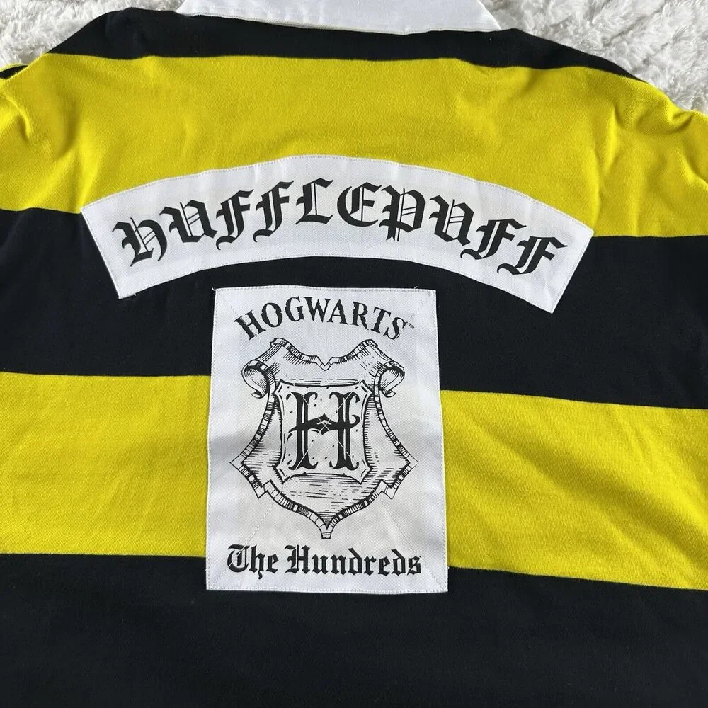 NWT The Hundreds x Harry Potter‎ House Hogwarts Rugby Hufflepuff Polo Size 2X